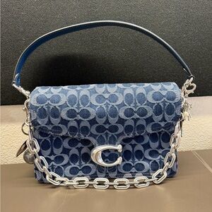 Coach Chain Tabby Shoulder Bag
In Signature Denim